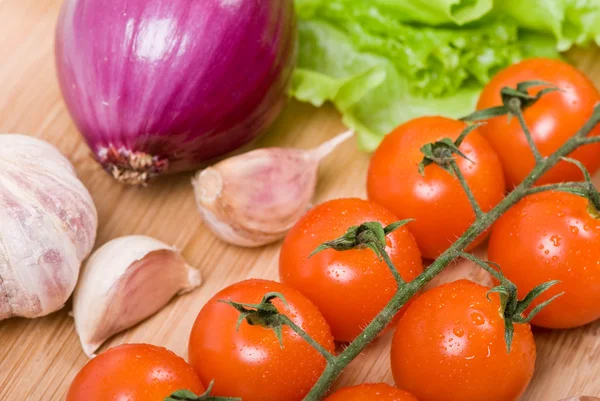 stock image Closeup of cherry tomatoes