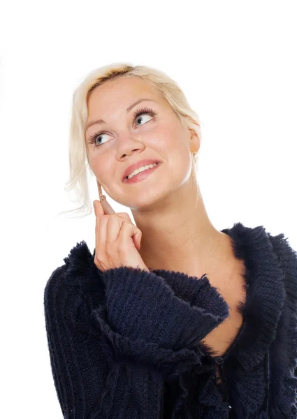 stock image Girl's speaking by phone