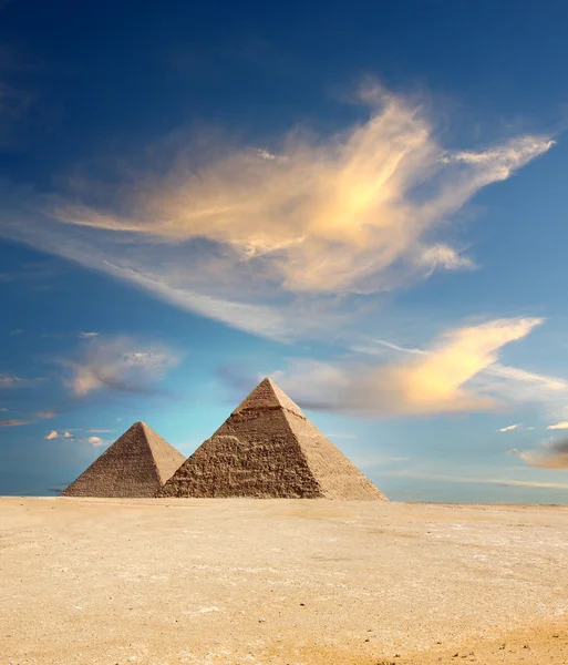 Piramidy Egipt — Zdjęcie stockowe