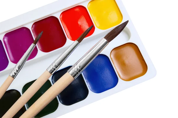 Brush and paint — Stock Photo, Image