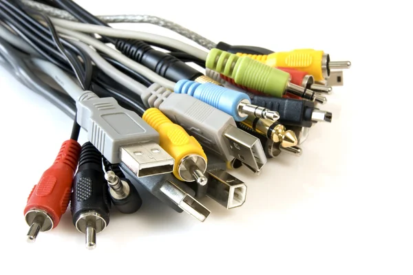 Bunch of cables — Stock Photo, Image