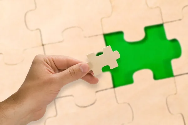 Collection of puzzle — Stock Photo, Image