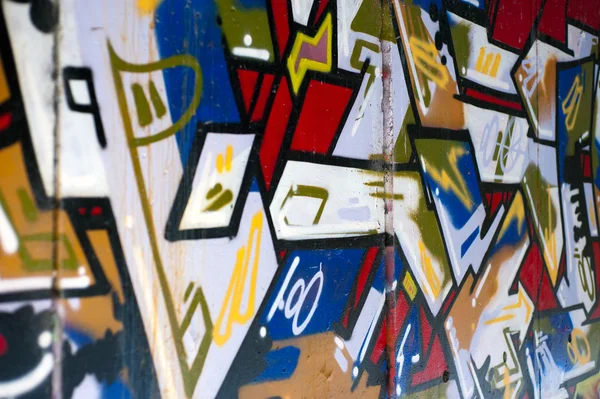 Urban Decay mit lebendigen Farben — Stockfoto
