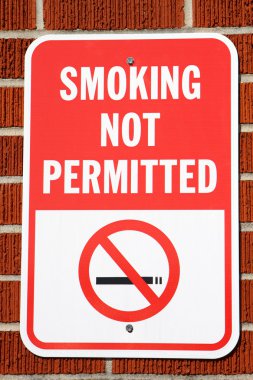 Smoking Not Permitted Sign clipart