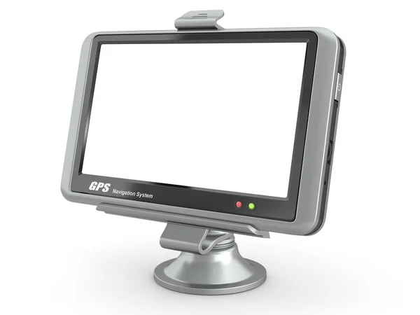 Gps with empty screen. 3d — Stock Photo, Image