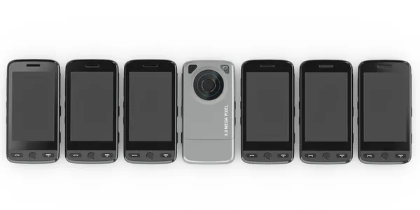 Téléphones portables. 3d — Photo