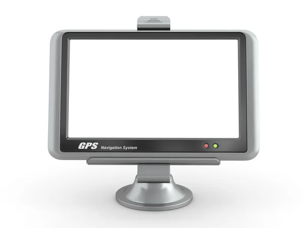 Gps con schermo vuoto. 3d — Foto Stock