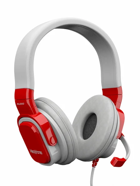 Three-dimensional headphones. 3d — Stock Photo, Image