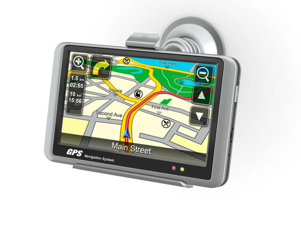 Navigationssystem. gps. 3d — Stockfoto