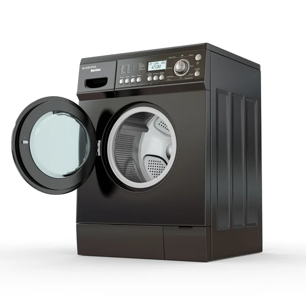 Máquina de lavar roupa aberta — Fotografia de Stock