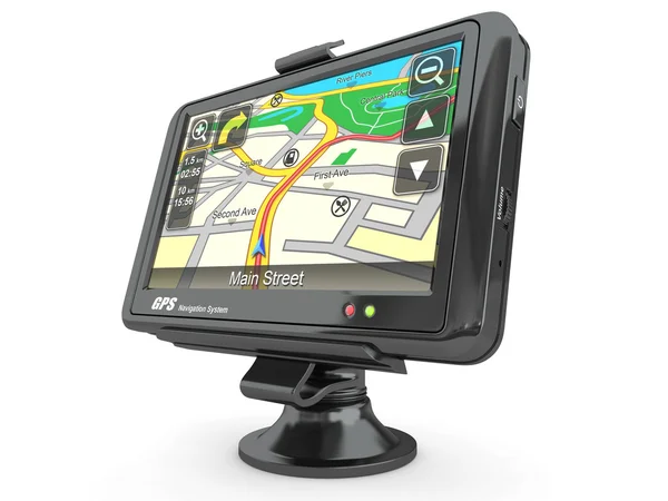 Navigatiesysteem. GPS. 3D — Stockfoto