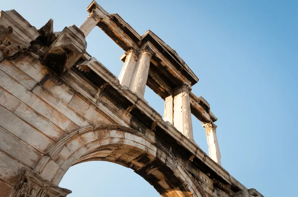 Griekenland, Athene. boog van Hadrianus. — Stockfoto
