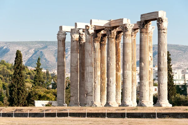 Templet i olimpian zeus, Aten, Grekland — Stockfoto