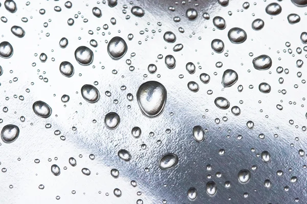 Muitas gotas de água para fundo — Fotografia de Stock