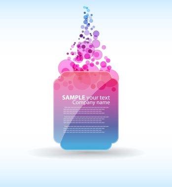 soyut renkli kart arka plan. vektör.