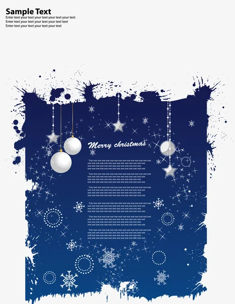 Grunge fond de Noël — Image vectorielle