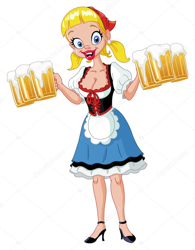 Oktoberfest girl Stock Illustration by ©yayayoyo #6815142