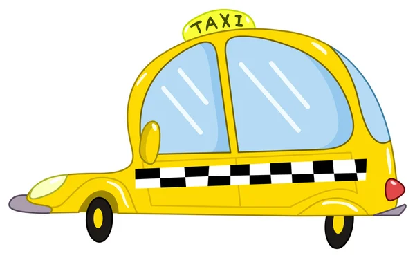 Dibujos animados Taxi — Vector de stock