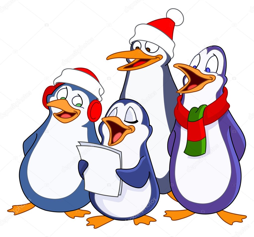 Caroling penguins