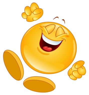 Cheerful emoticon clipart