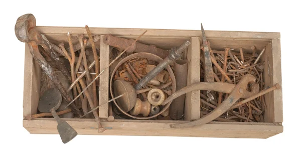 Antieke roestig tools — Stockfoto
