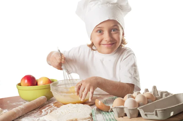 Photo of little baker — Stock Photo, Image