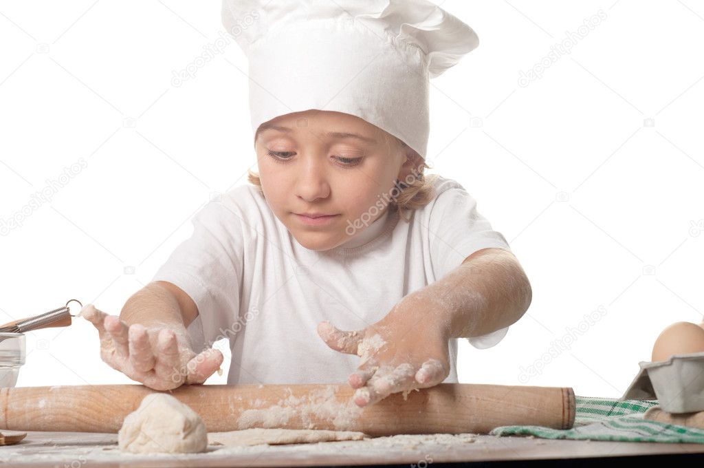 Photo of little baker
