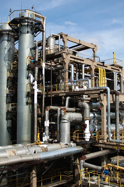 Ver fábrica de procesamiento de gas — Foto de Stock