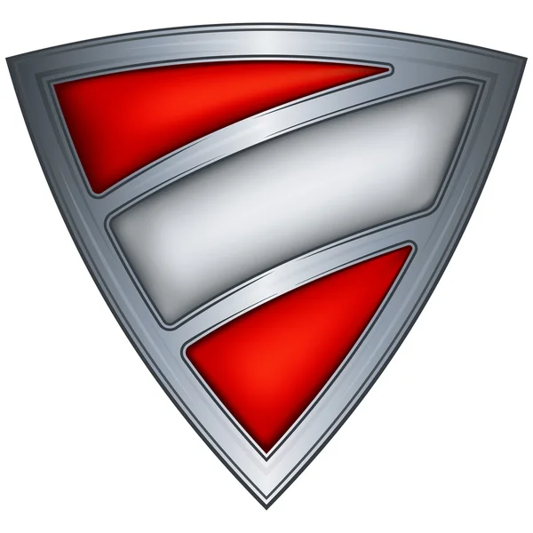 Escudo de aço com bandeira Áustria — Vetor de Stock