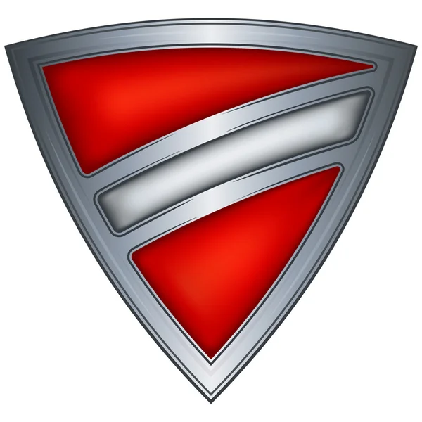 Escudo de aço com bandeira Letónia — Vetor de Stock