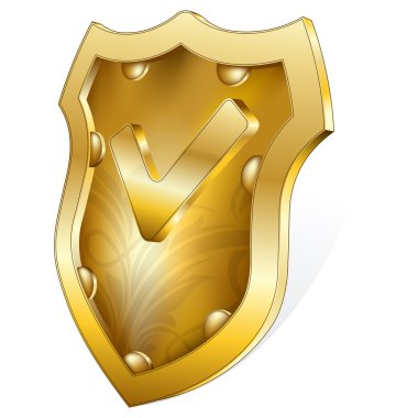 Shield security concept clipart