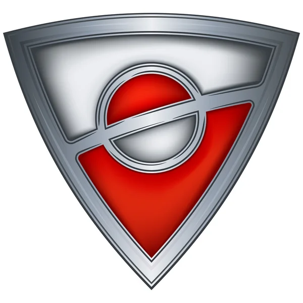 Escudo de aço com bandeira Groenlândia —  Vetores de Stock
