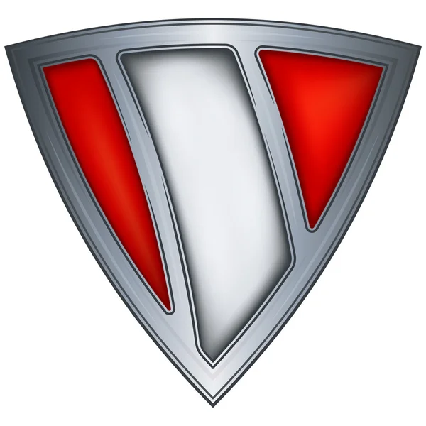 Escudo de aço com bandeira Peru —  Vetores de Stock