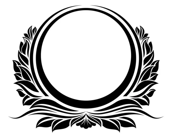 Чёрный круг — стоковый вектор