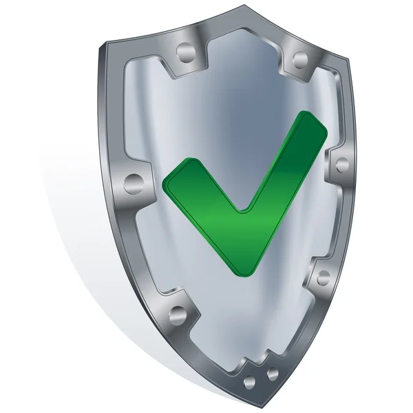 Pajzs biztonsági koncepció — Stock Vector