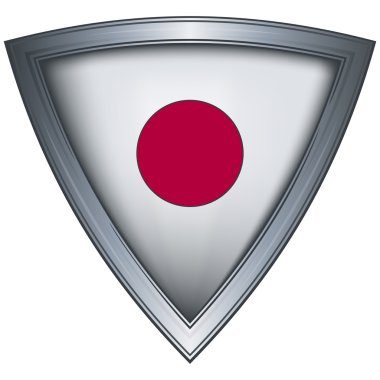 stalen schild met vlag japan