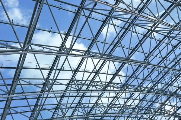 Details of contemporary transparent ceiling — Stock Photo, Image