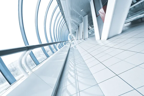 Tilt view to details of contemporary airport interior — Stock Photo, Image