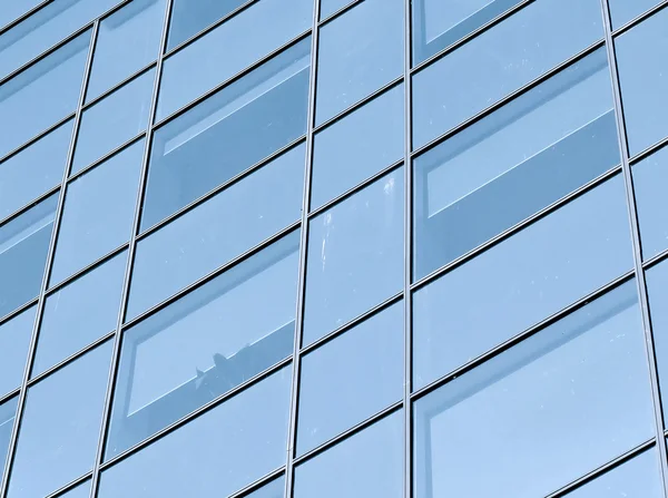Textura rayada contemporánea de la pared de vidrio —  Fotos de Stock