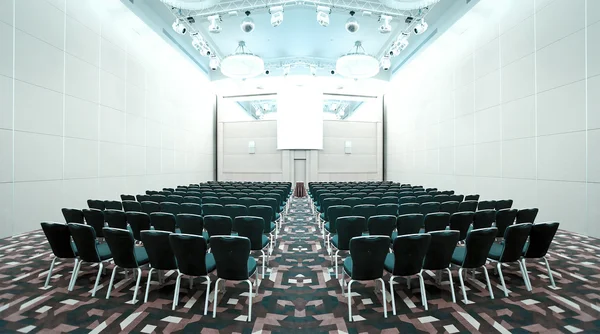 Interior da moderna sala de conferências — Fotografia de Stock