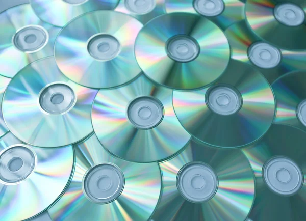 Leere Compact Discs — Stockfoto