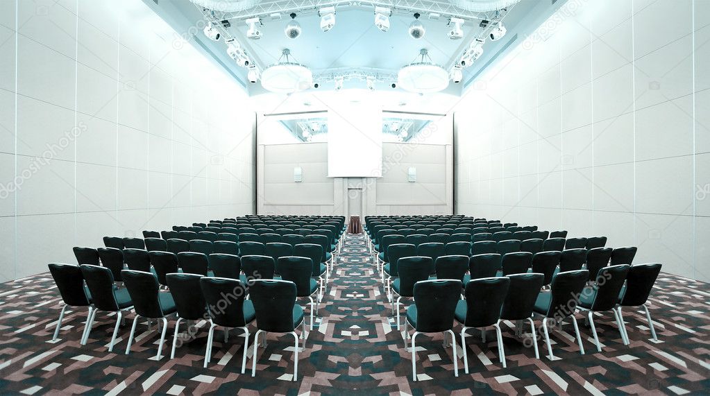 Interior of modern conference hall