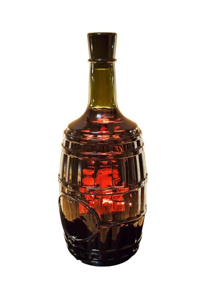 Víno v láhvi. — Stock fotografie