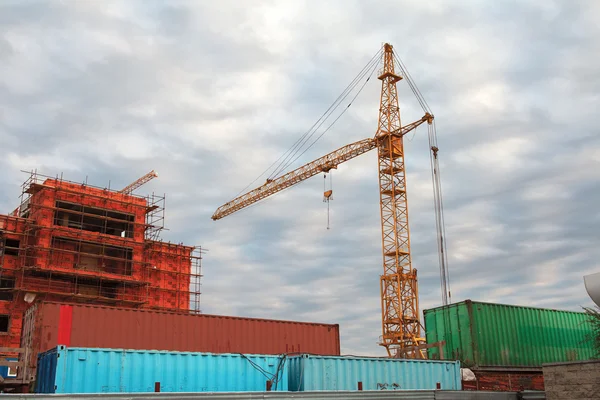 Construction crane. — Stock Photo, Image