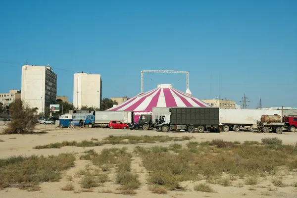 Tenda di circo in Aktau . — Foto Stock