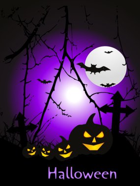 korkunç Cadılar Bayramı kompozisyon