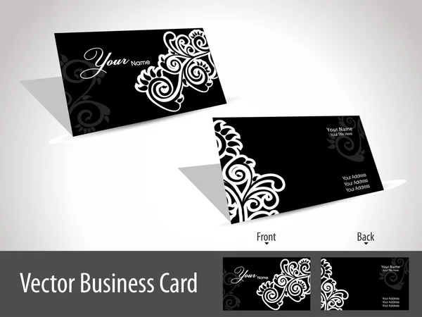 Diseño floral tarjeta de regalo elgant, vector — Vector de stock