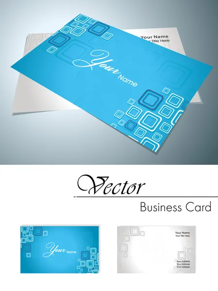 Vector corporate business card — Stock Vector