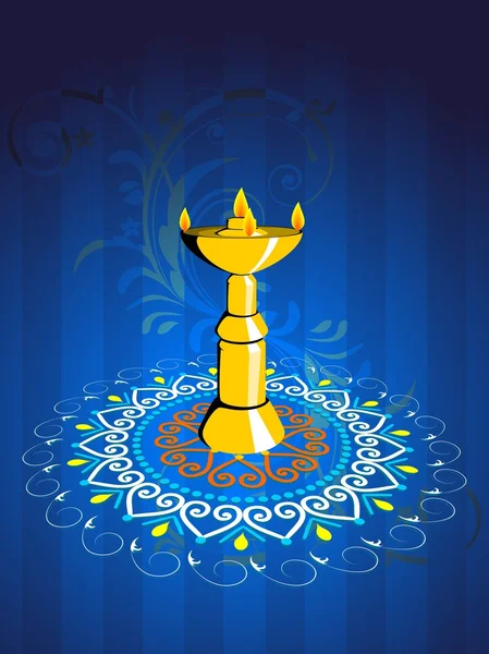 Création vectorielle pour diwali & autres fêtes indiennes — Image vectorielle