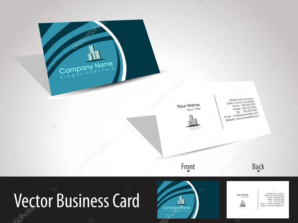 vector professional business card
